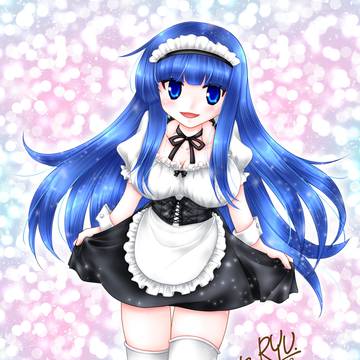 メイド服姿のリーナちゃん♪