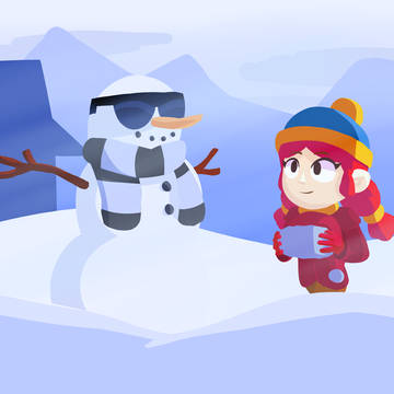 Jessie en la nieve