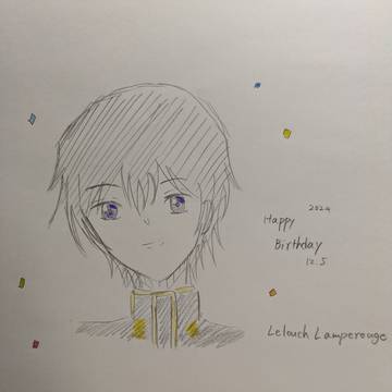 ルルーシュ誕生日おめでとう🎉