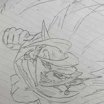 ベジット模写