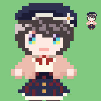 ドット絵 大空スバルさん