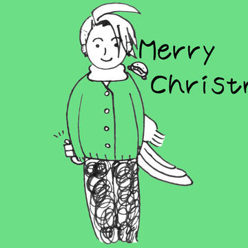 ゆるキャラ風チリちゃん～クリスマスやで～＋おまけ落書き