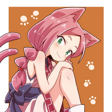 決まり猫手