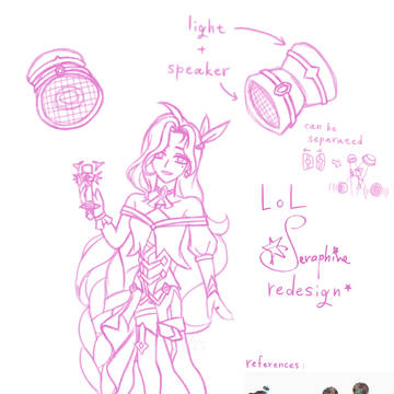 LoL Seraphine redesign ✨