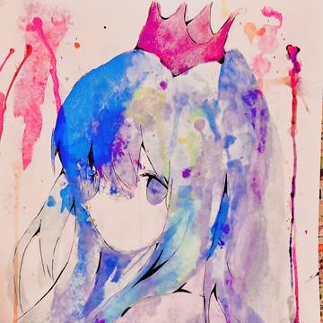 絵の具遊び