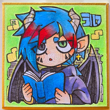 悪魔っ子の青年