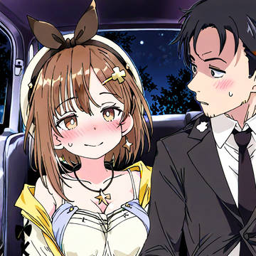 特殊な錬金窯で赤ちゃんを錬成するライザ