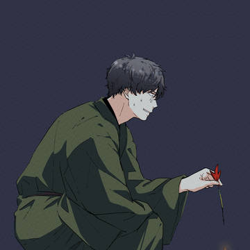 例の線香花火