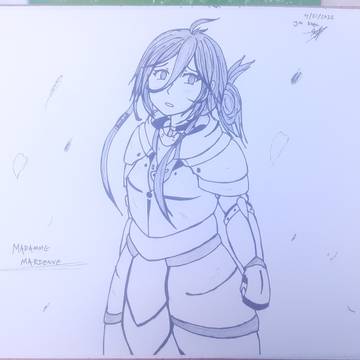 Marienne Wearing Armor