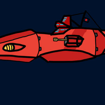 よくわからない宇宙船