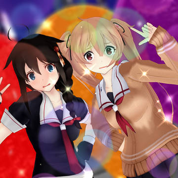 村雨と時雨のバルーンダンスショー