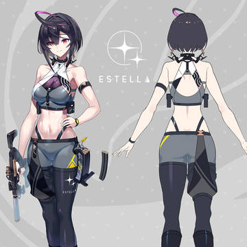 【冬コミ】エステラ設定画【オリジナル】