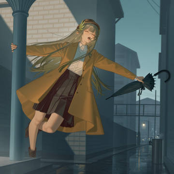 缪缪联动彩蛋——雨中曲剧照