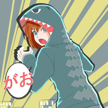 ゴジラっぽいパーカー