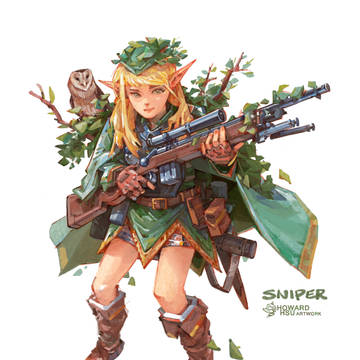 Sniper character design