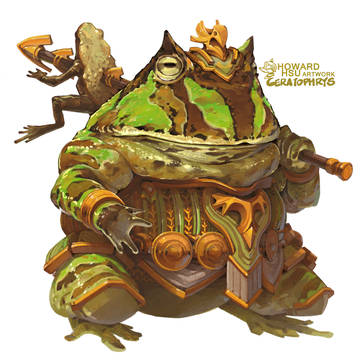 Frog character design