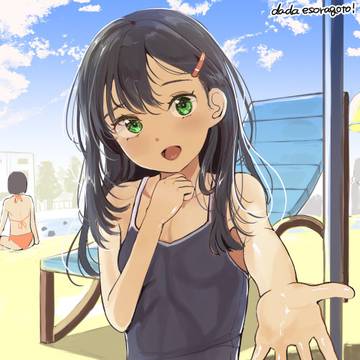 「一緒に泳ご?おにいちゃんっ」