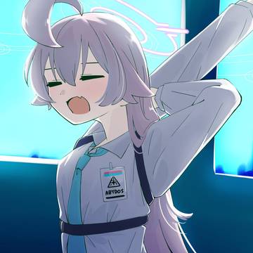 寝起きのホシノ