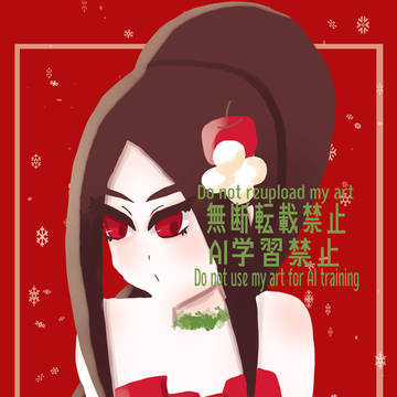 【創作】クリスマスドレス