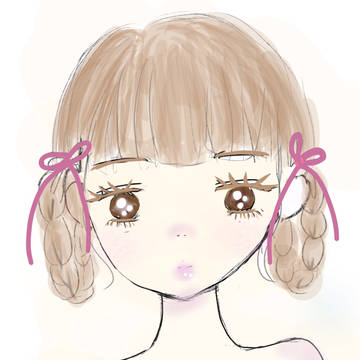 ドーナツヘア女の子