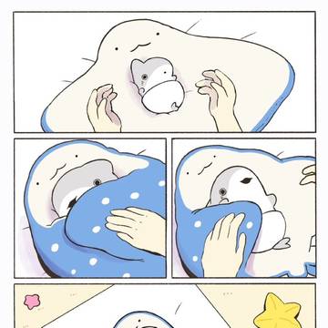 ベビー子ザメ エイのおくるみ