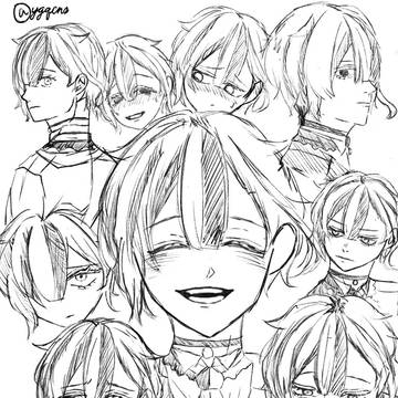 落書き(ベリアンとボスキのみ)