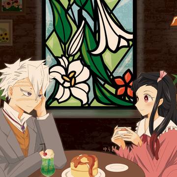 喫茶店にて