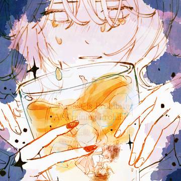 混ざらないカフェラテ