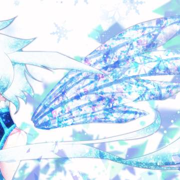 宝石のような雪