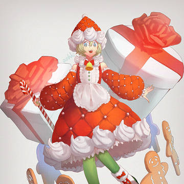 クリスマスケーキの魔女