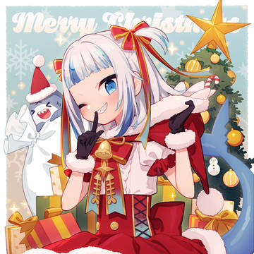 Gura Santa!🦈🎄🎁