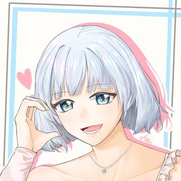 水色の髪の少女