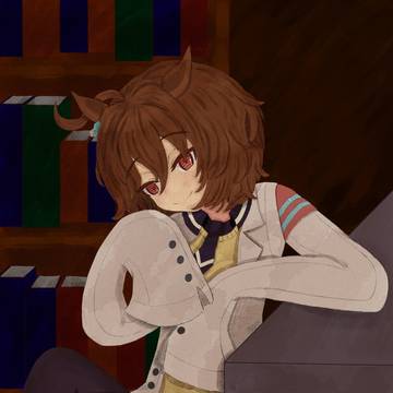 アグネスタキオン描きました
