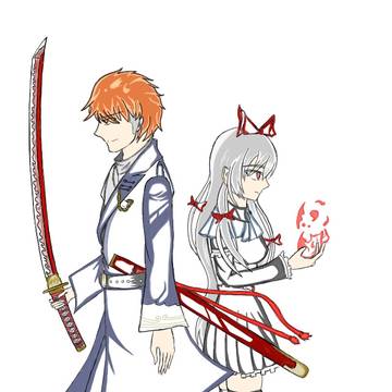 妹紅と岩笠2 リメイク