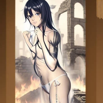 原爆の図救出少女
