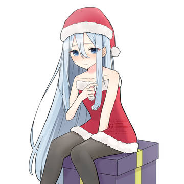 サンタコスをしてくれた奏ちゃん