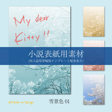 小説表紙用素材　雪景色01
