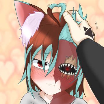 こっち向いてと言ったら左目も開けてくれた