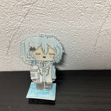 そらちゃんを描いて立体にしました