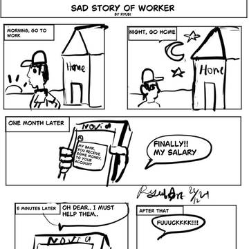 sad story of worker