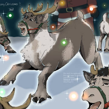 クリスマス トナカイTF