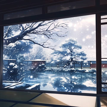 冬の日本庭園①