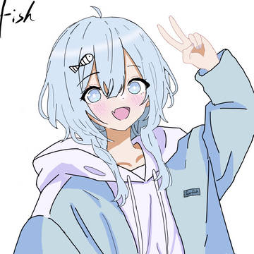 第一次尝试板绘～