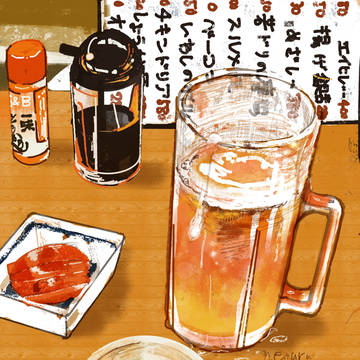 天下茶屋の立ち飲み屋