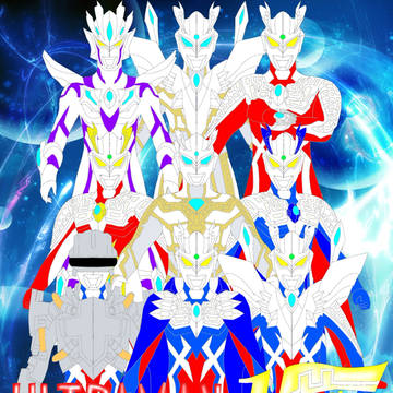 ウルトラマンゼロ15周年+ 0Z師弟(ニュージェネスターズ)