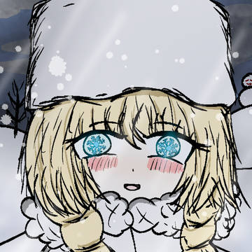 Perfect snow girl for Christmas