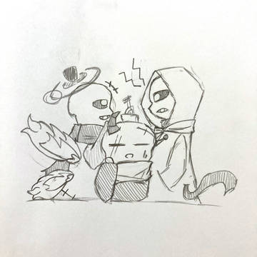 時々うちよそやパロディが混ざる一枚ネタ絵