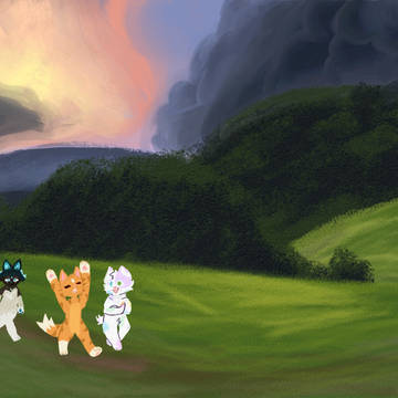 a sleepy evening walk