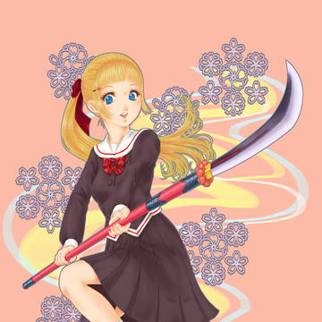 桜に幕