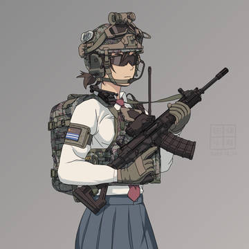 海军陆战中学学姐